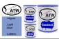 Preview: Jaguar, Light Blue, 44668L: 1L Lackdose + 1L Klarlack + 500ml Härter - Set, von ATW Autoteile West.